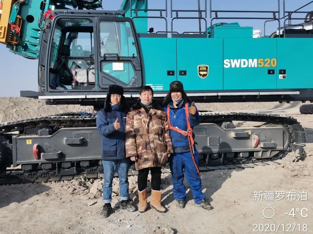 山河旋挖钻机在“死亡之海”谱写新篇章