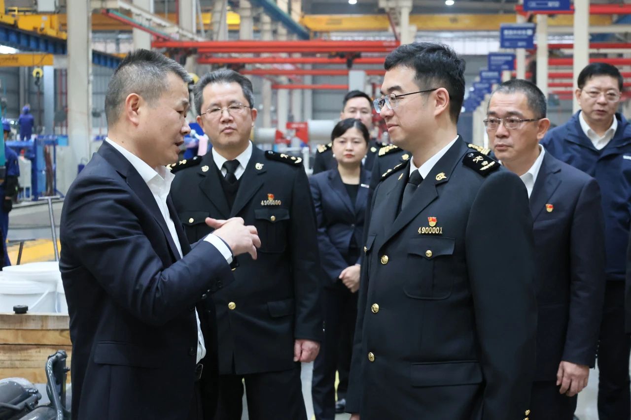 长沙海关党委书记、关长沈大为调研山河智能