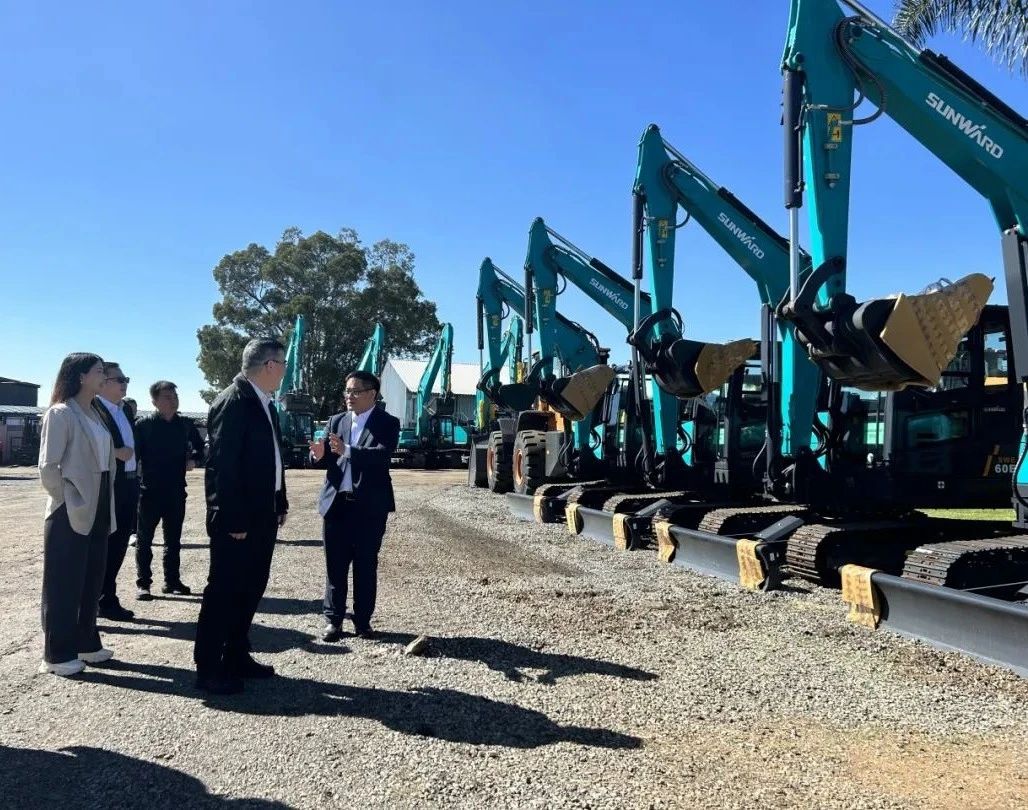 广州工控集团总经理王福铸率队考察山河智能南非子公司